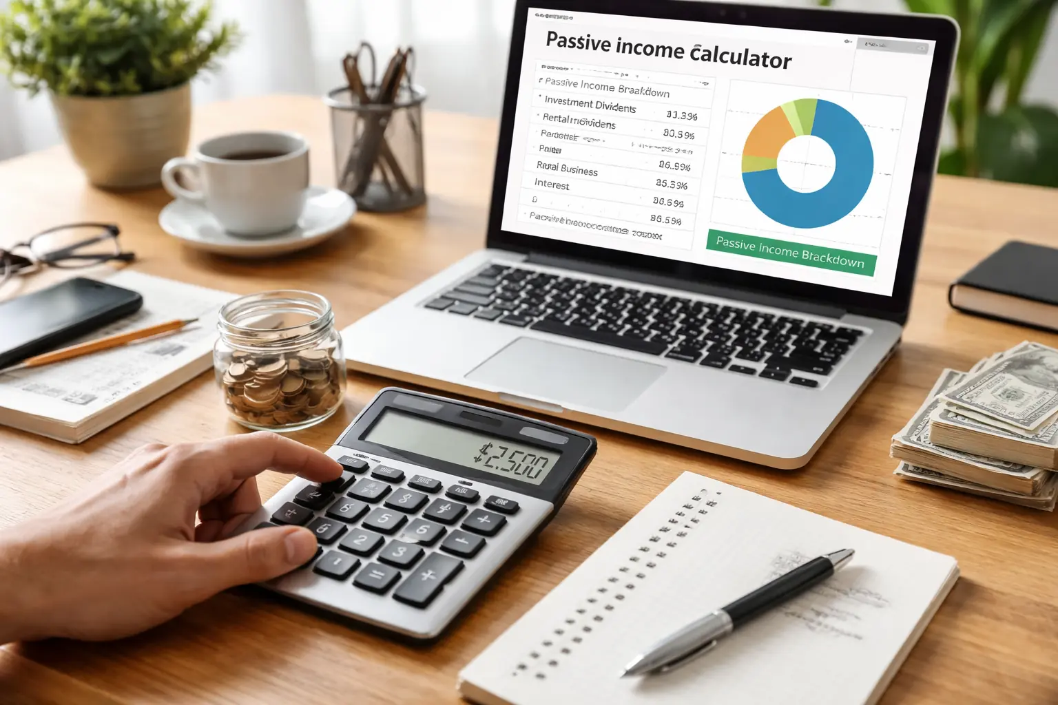 Passive Income Calculator to Build Wealth